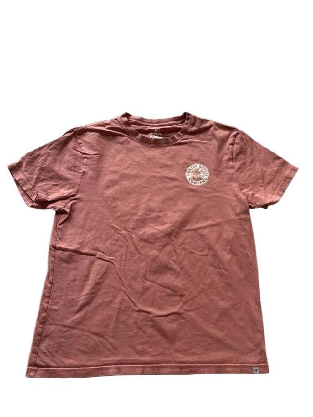 Hurley Men's Hurley Supply Company Palm Tree Graphic Tee Size Medium Rust Orange